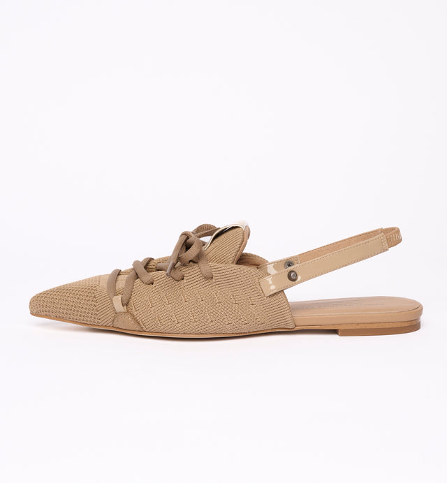 Lace-Up Slingback Flats