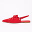 Lace-Up Slingback Flats