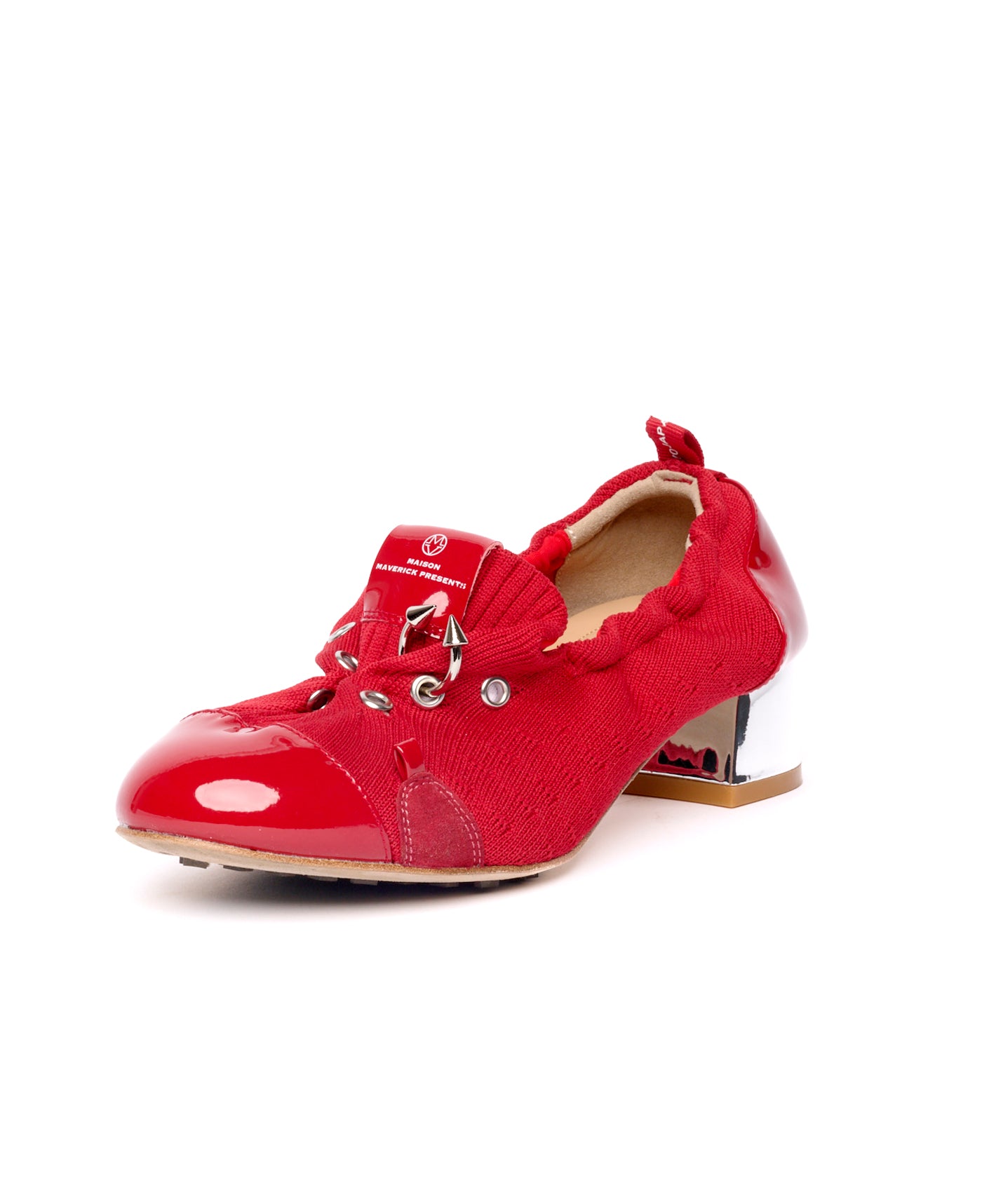 新品 MAISON MAVERICK PRESENTS パンク.バレエヒール Punk Ballet Slip-On Heels