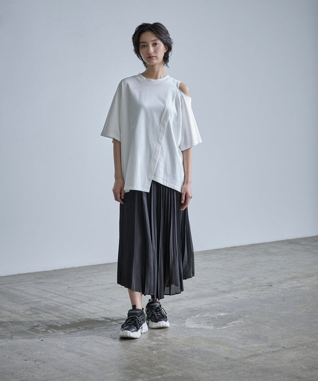 Pleated Long Skirt