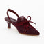 Knit Lace-Up Sneaker Heels
