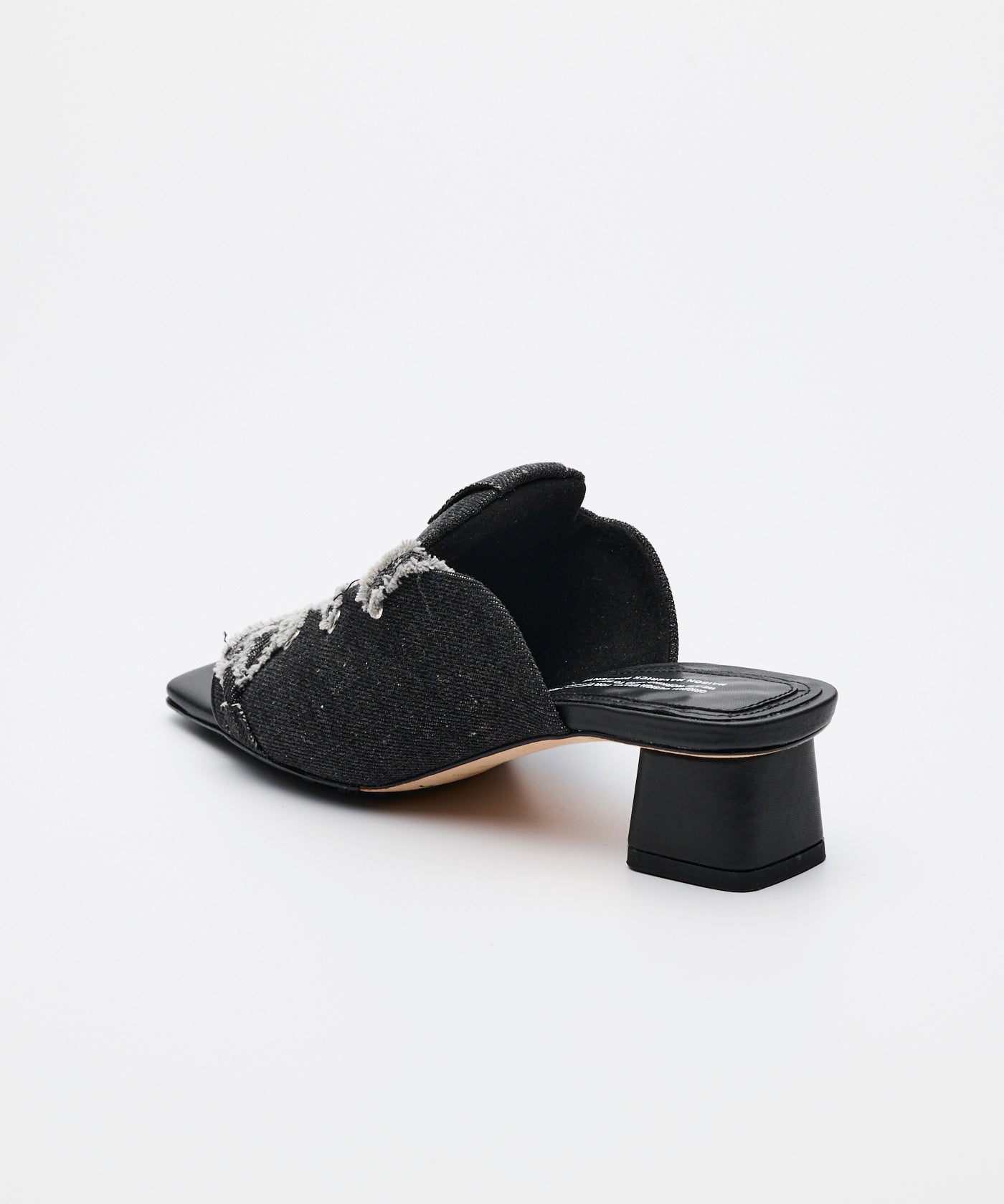 Denim Mule Sandals – MAISON MAVERICK PRESENTS
