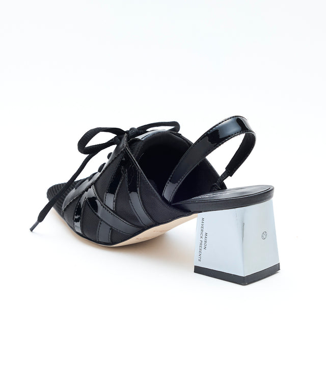 Hybrid Sneaker Metallic Heels