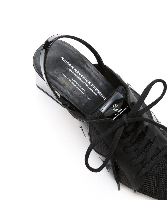 Hybrid Sneaker Metallic Heels