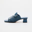 Denim Mule Sandals - Indigo