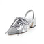 Hybrid Sneaker Metallic Heels