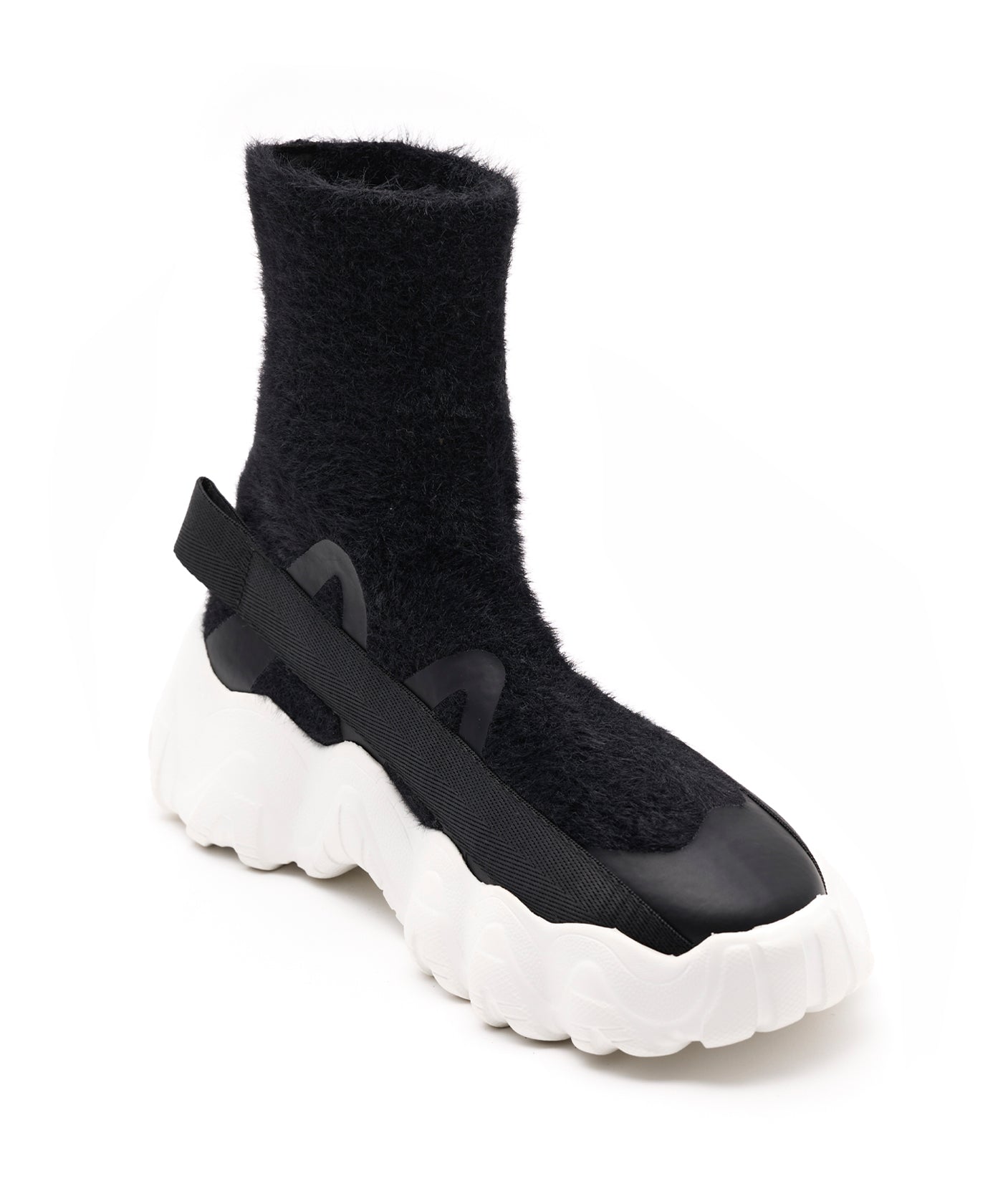 Short-Haired High-Top Sneakers