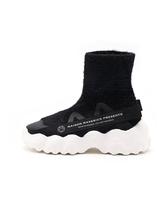 Short-Haired High-Top Sneakers