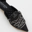 Lace-Up Denim Pumps