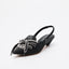 Denim Lace-Up Sneaker Heel