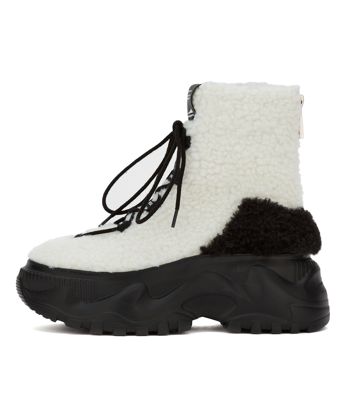 Furry Poodle Chunky Boots