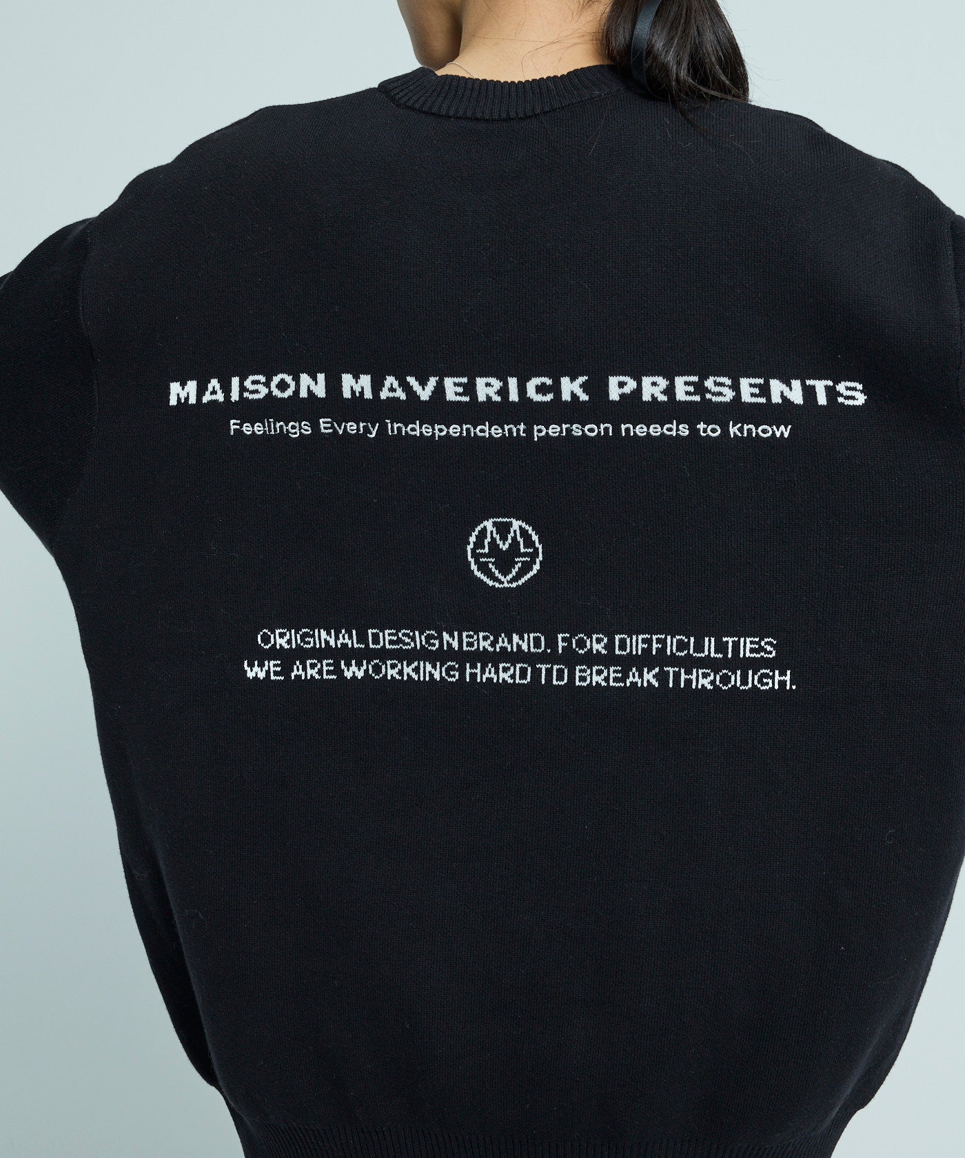 コットンダブルジャガードニットプルオーバー – MAISON MAVERICK PRESENTS