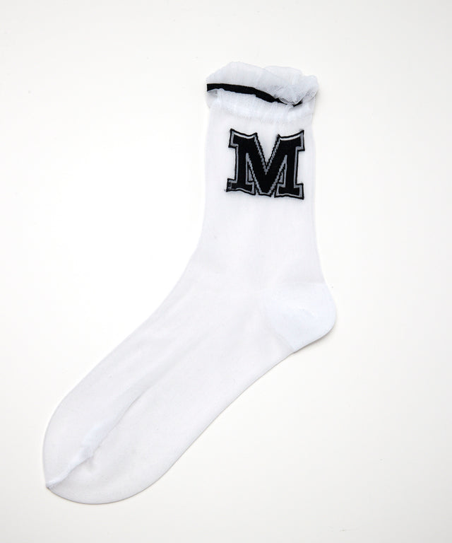 MAVERICK Varsity Logo Tulle Socks