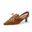 Knit Lace-Up Sneaker Heels
