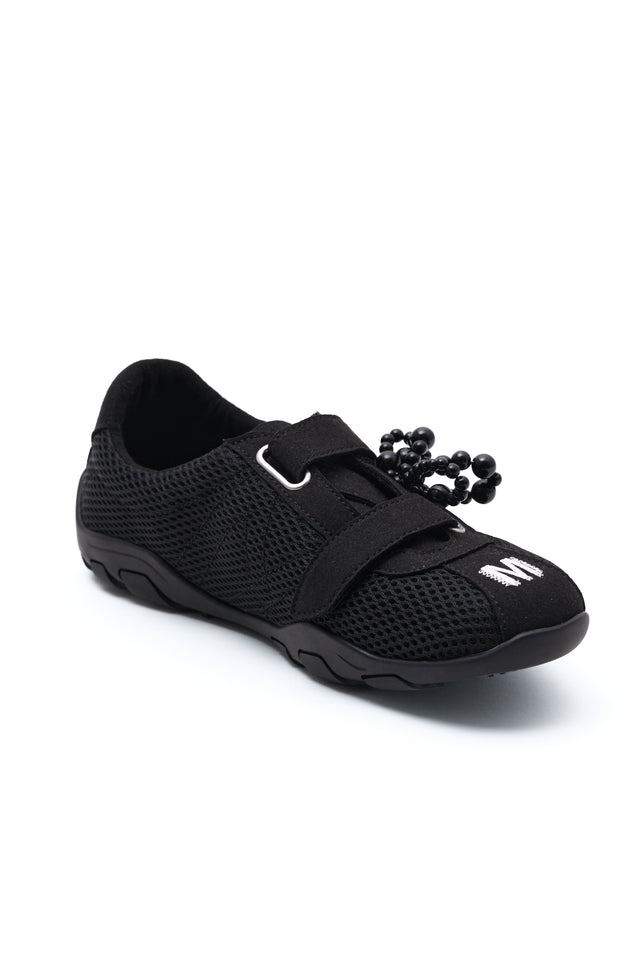 Mesh Ballerina Bow Sneakers