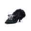 Furry Heel Pumps