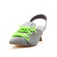 Knit Lace-Up Sneaker Heels