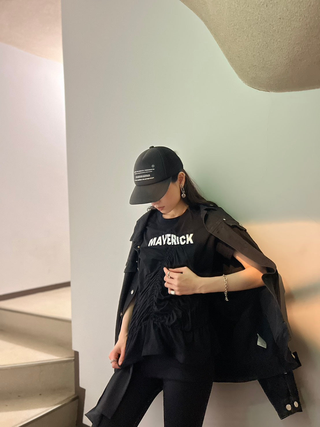 Gathered MAVERICK Tee