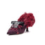 Furry Heel Pumps