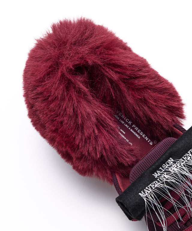 Furry Heel Pumps