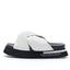 Crossed Puff Sandals