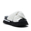 Crossed Puff Sandals