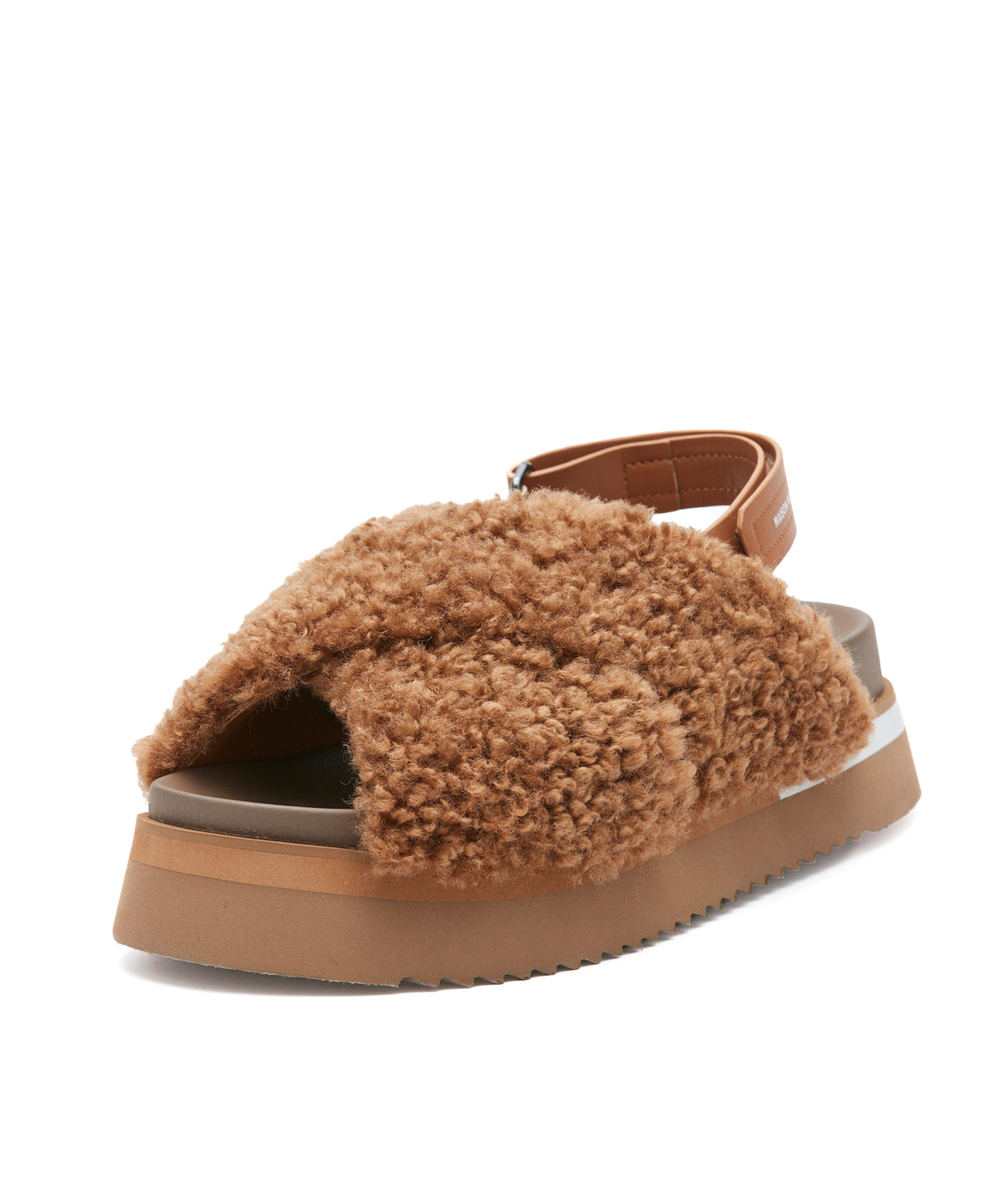 Chunky Sole Boa Sandals