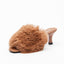Slip-On Fur Mules