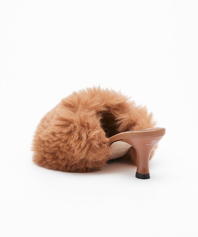 Slip-On Fur Mules