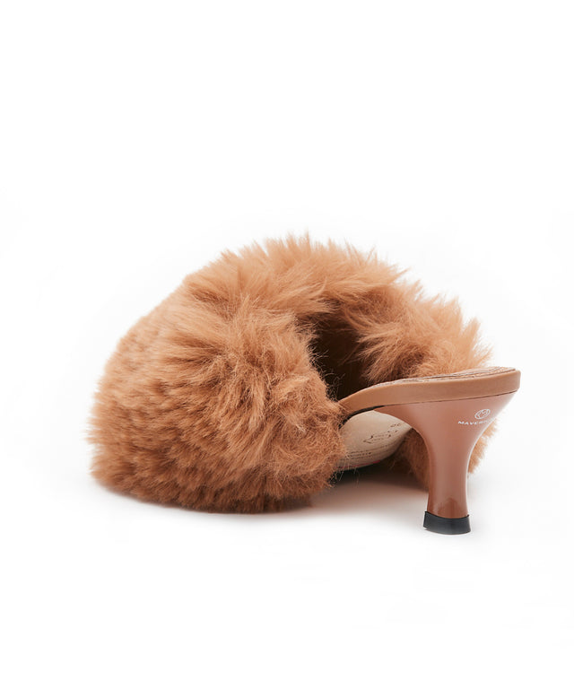Slip-On Fur Mules
