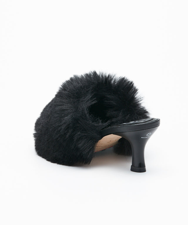 Slip-On Fur Mules