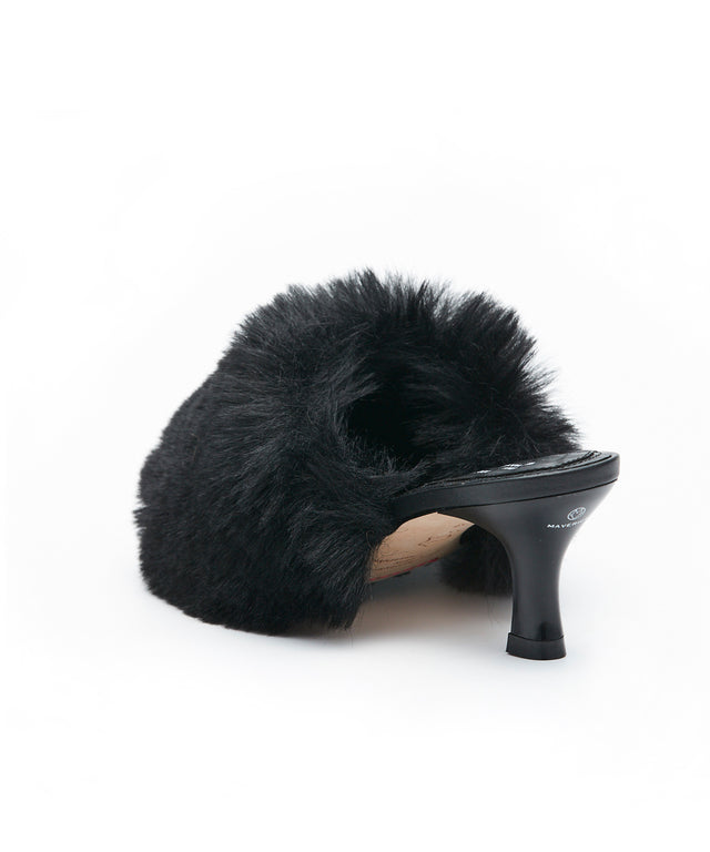 Slip-On Fur Mules
