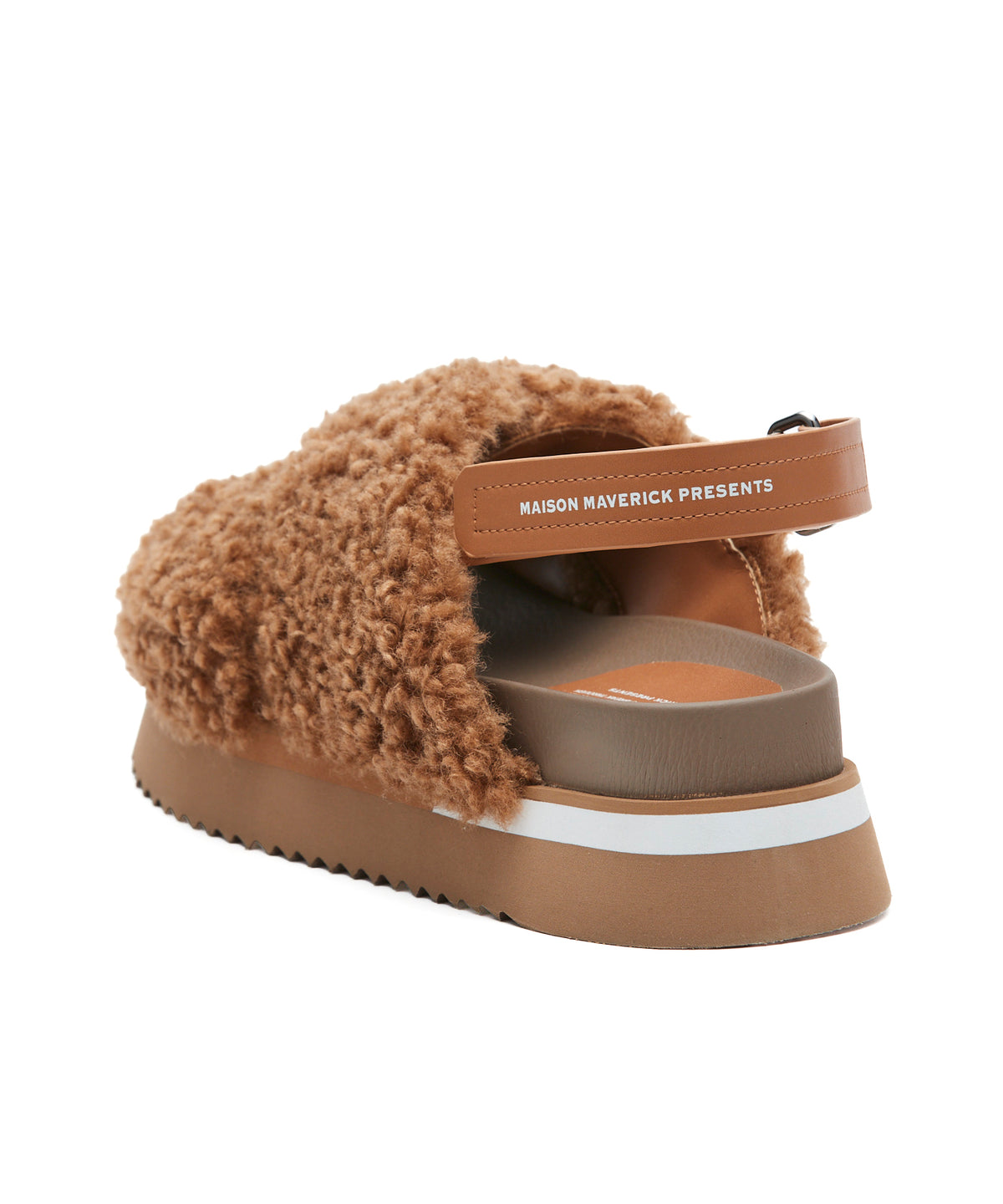 Chunky Sole Boa Sandals