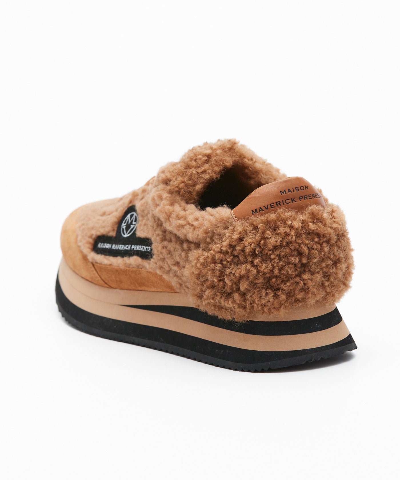 ★MAISON プードルレーススニーカーWEB限定展開商品人気商品♡ Poodle Retro Runner Sneakers - Camel – MAISON MAVERICK PRESENTS