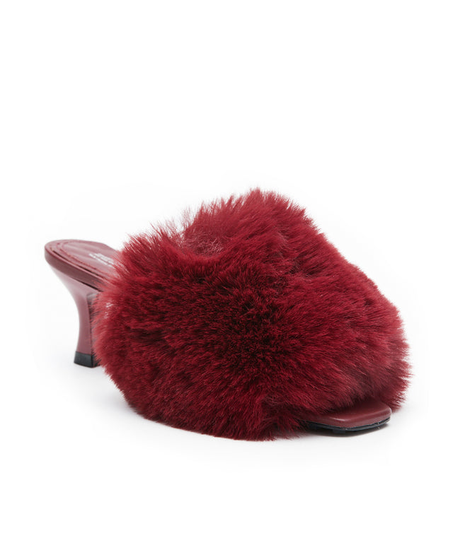 Slip-On Fur Mules
