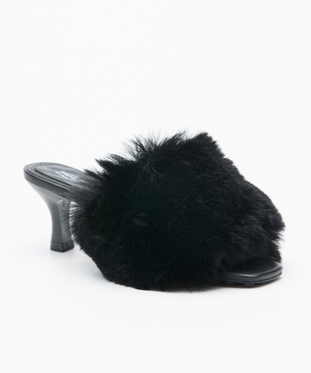 Slip-On Fur Mules