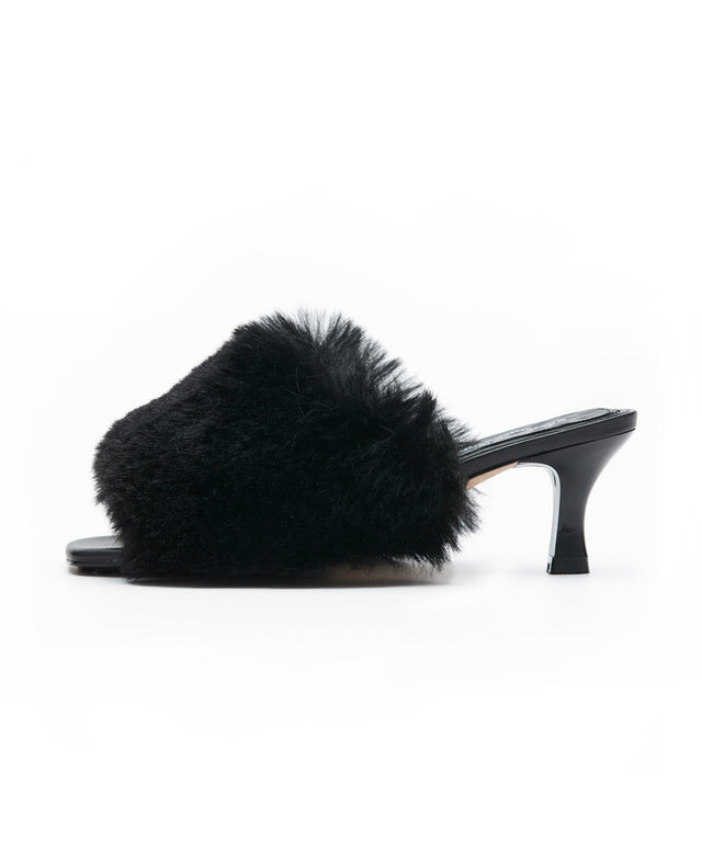 Slip-On Fur Mules