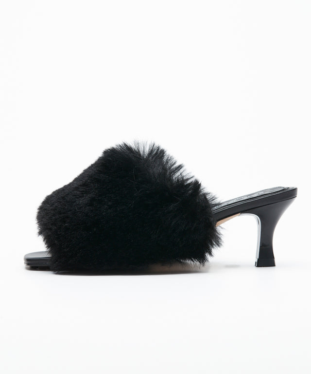 Slip-On Fur Mules