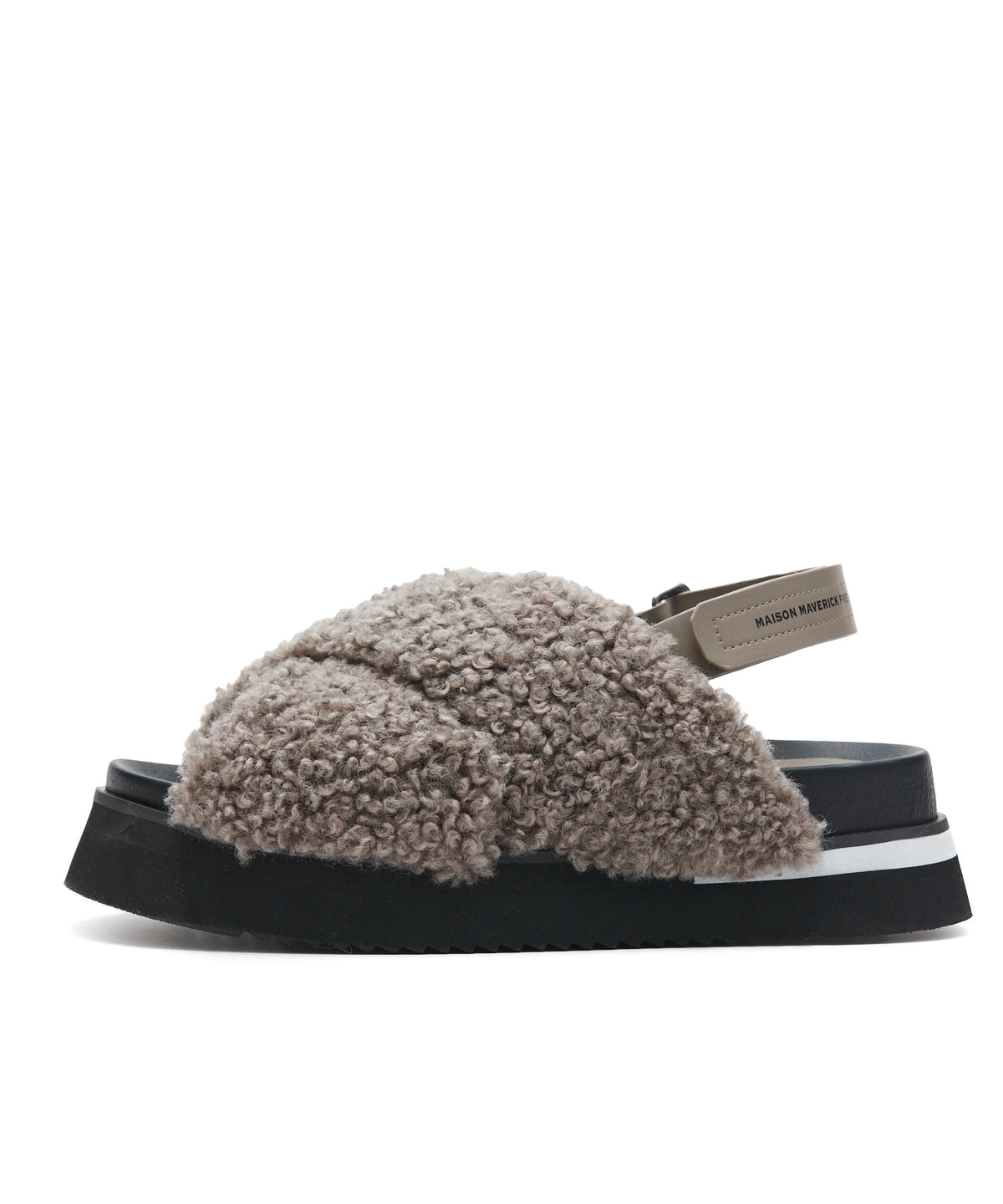 Chunky Sole Boa Sandals