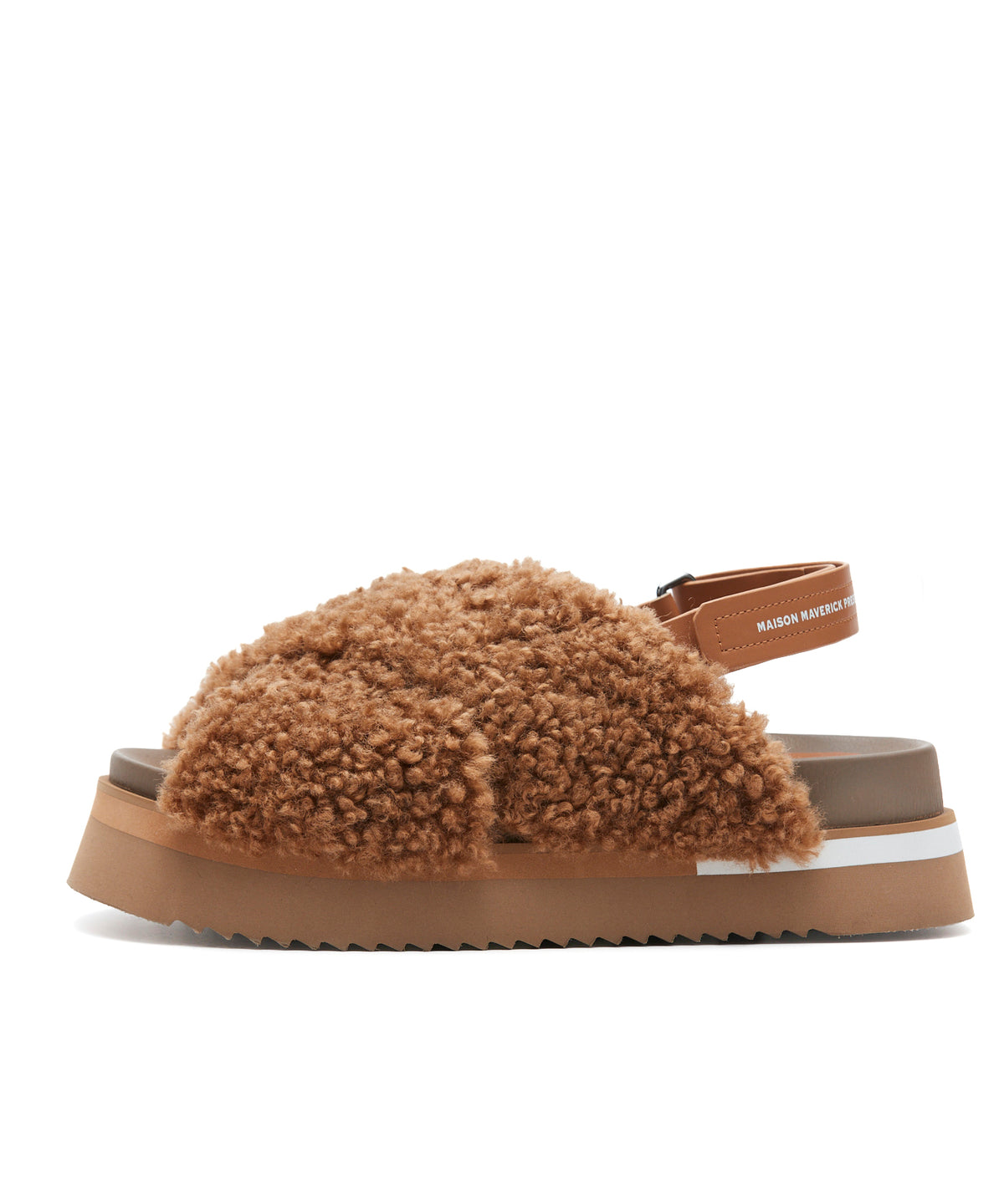 Chunky Sole Boa Sandals