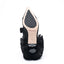 Furry Heel Pumps