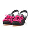 Knit Lace-Up Sneaker Heels