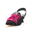 Knit Lace-Up Sneaker Heels