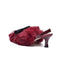 Furry Slingback Pumps