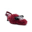 Furry Slingback Pumps