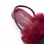 Furry Slingback Pumps