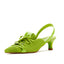 Knit Lace-Up Sneaker Heels