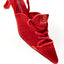 Knit Lace-Up Sneaker Heels