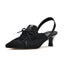 Knit Lace-Up Sneaker Heels
