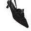 Knit Lace-Up Sneaker Heels